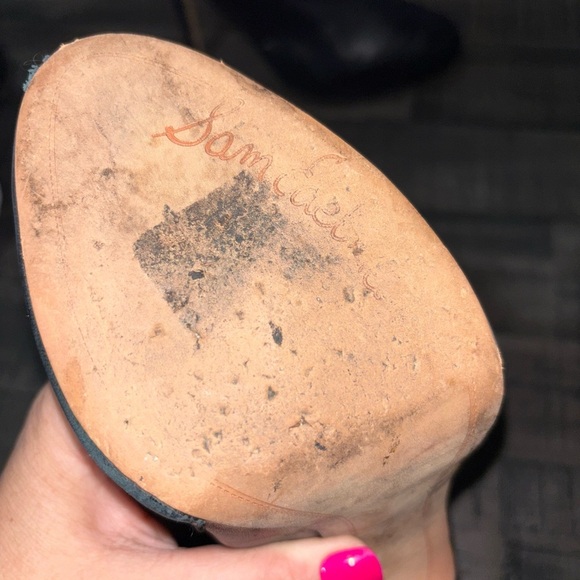 Sam Edelman Knee High Empire Boots in Black Leather with Zipper Size 7​ - Picture 9 of 16